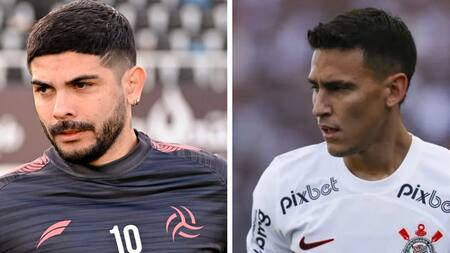 Ever Banega y Matías Rojas