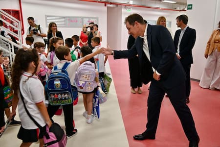 River inauguró el nuevo edificio del Colegio River. Foto: River Plate