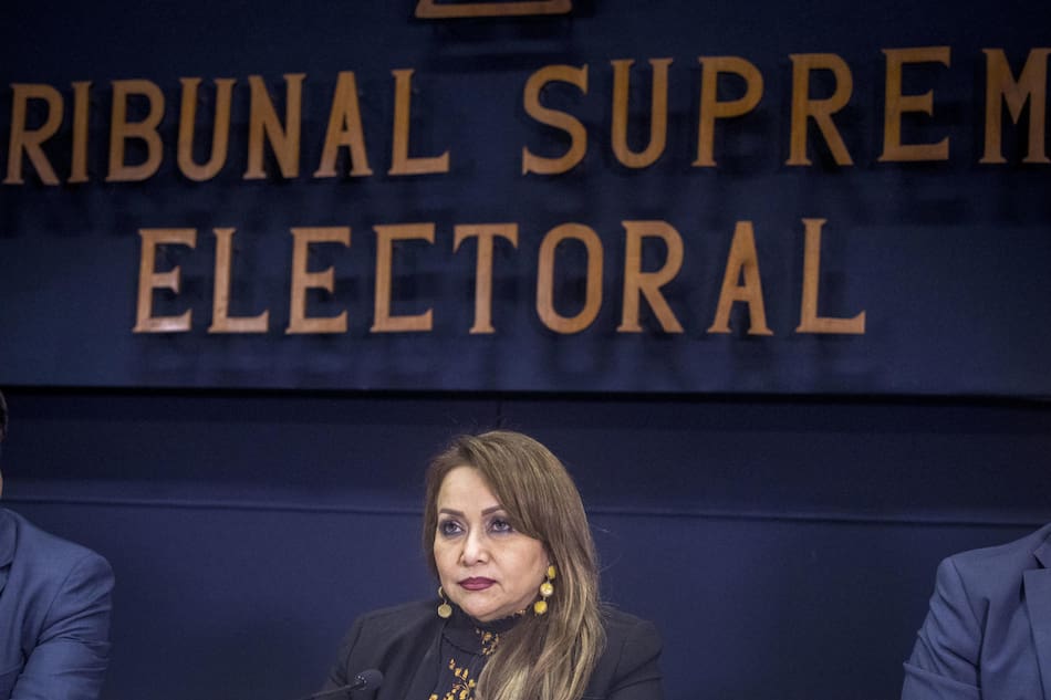Irma Palencia, presidenta del Tribunal Supremo Electoral de Guatemala. Foto: EFE