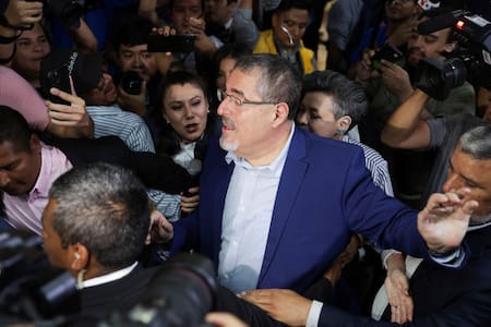 Bernardo Arévalo de León, elecciones en Guatemala. Foto: Reuters.