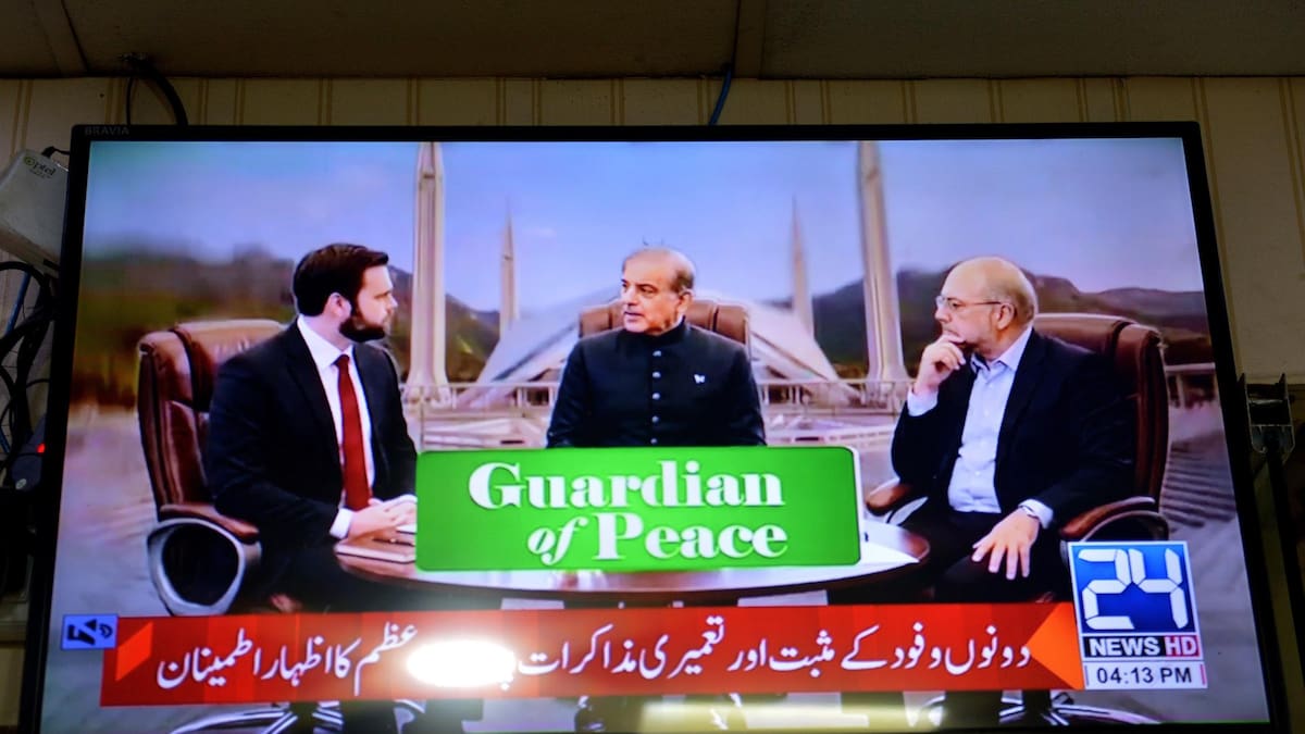 Negociaciones de paz en Pakistan entre Irán y Estados Unidos.