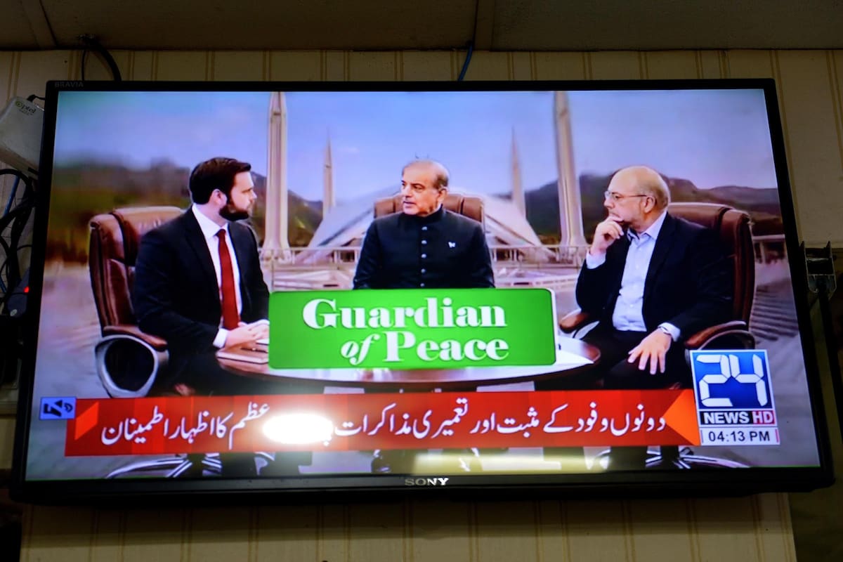 Negociaciones de paz en Pakistan entre Irán y Estados Unidos.