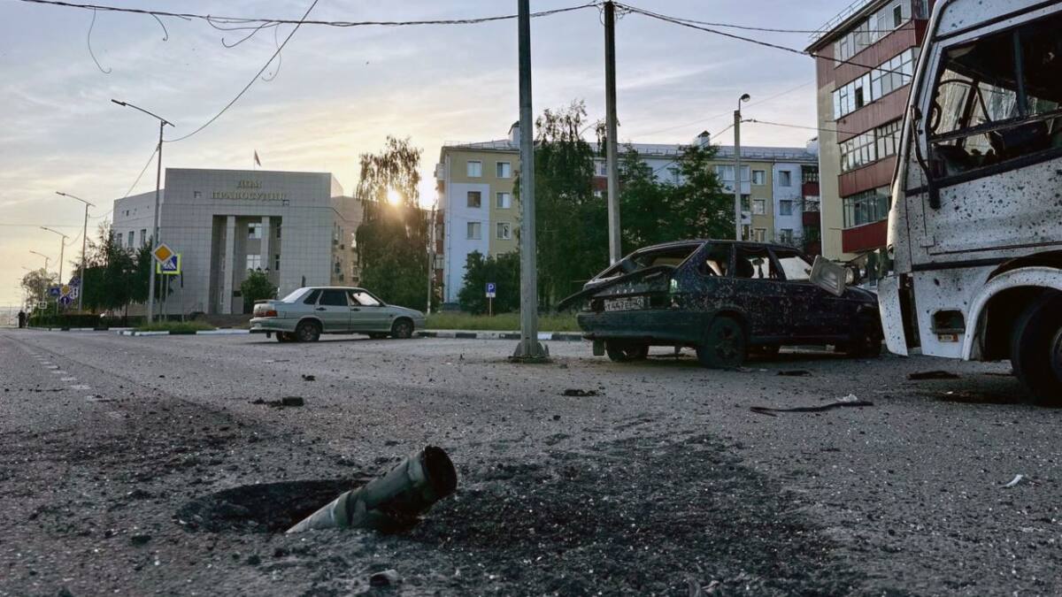 Efecto de los ataques en Bélgorod. Foto: NA.