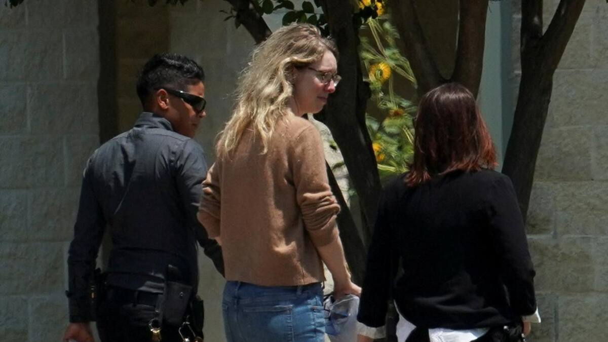 Elizabeth Holmes en la cárcel de Texas. Foto: REUTERS.