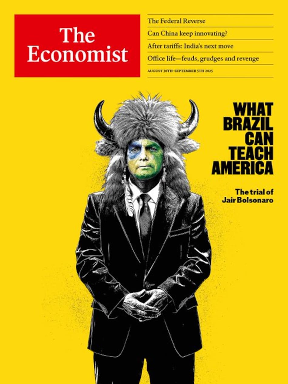 La tapa de The Economist de Jair Bolsonaro.