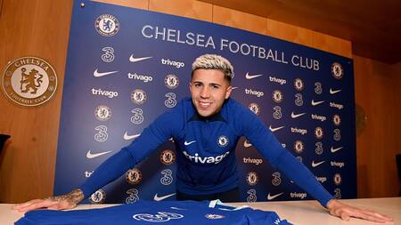 Enzo Fernández en el Chelsea.