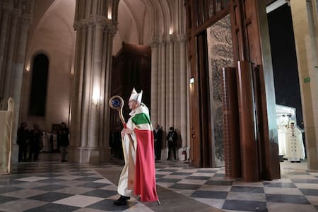 Reapertura de Notre Dame. Foto: Reuters