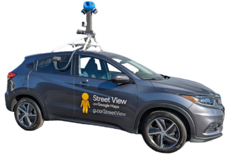 Auto de Google Street View.
