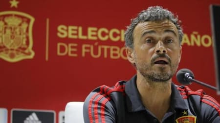 Luis Enrique, técnico de España. Foto: NA.