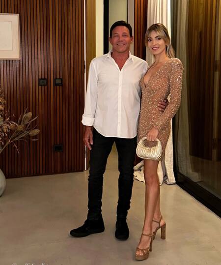 Jordan Belfort y Christina Invernizzi . Foto/Instagram: @chrisinvernizzi