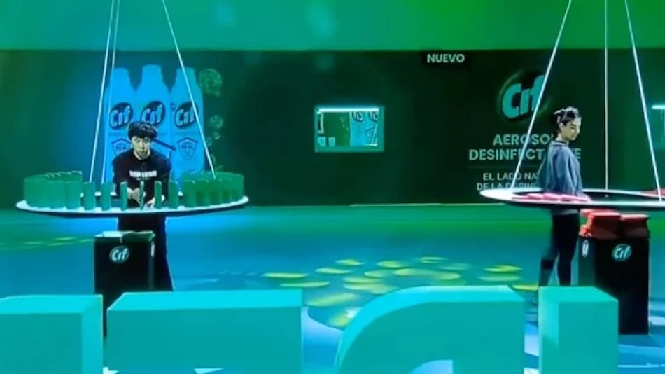 Seres queridos de los participantes de Gran Hermano en la prueba de líder. Foto: NA.