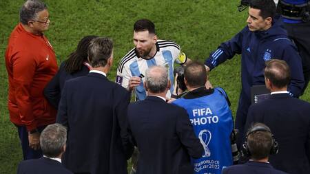 Lionel Messi, Argentina vs Países Bajos. Foto: EFE
