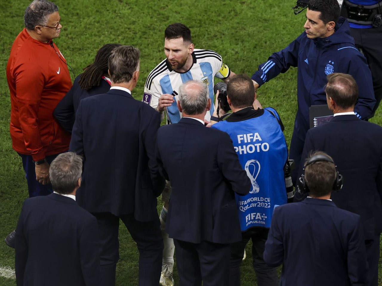 Lionel Messi, Argentina vs Países Bajos. Foto: EFE