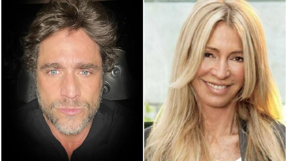 Michael Brown y Cris Morena. Fotos: Instagram/michel123brown - archivo.