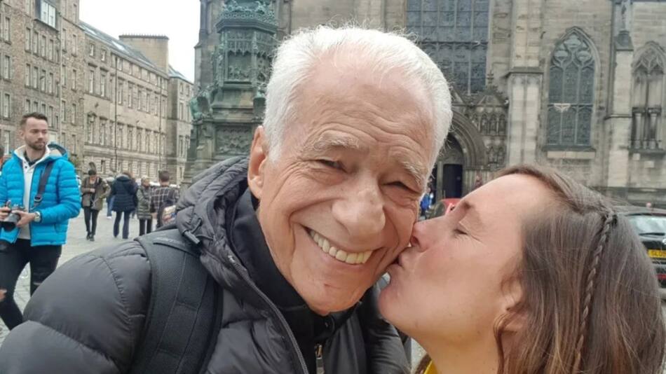 Estefanía Pasquini y Alberto Cormillot. Foto: Instagram.