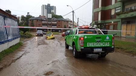 Las lluvias azotaron fuertemente el AMBA. Foto: Defensa Civil.
