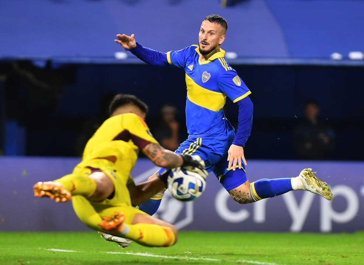 Boca Juniors vs Colo Colo. Foto: Télam.