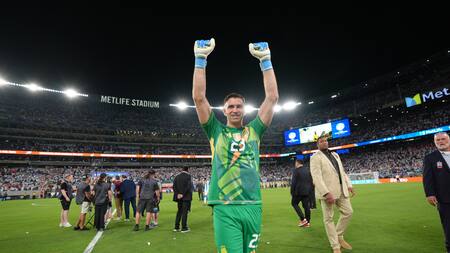 Dibu Martínez, Selección Argentina. X: @Argentina