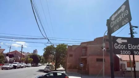 El trágico episodio en Chrestia y Elordi. Foto: gentileza rionegro.com.ar