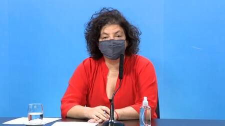 Carla Vizzotti, ministra de Salud, NA