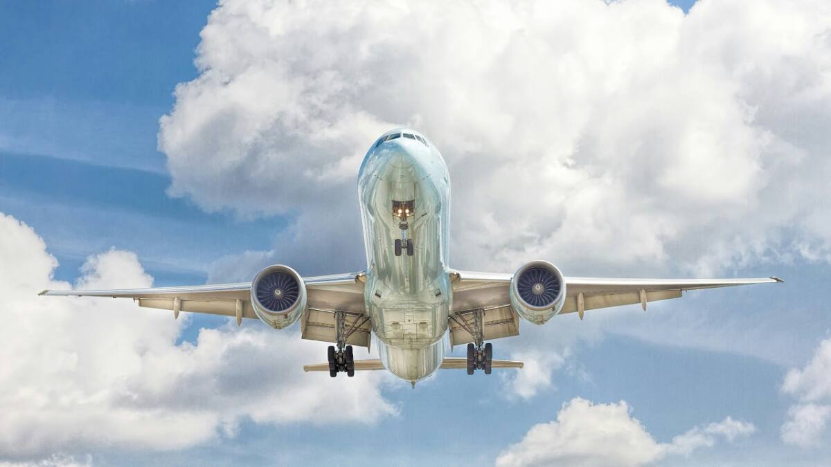 Avión. Foto: Unsplash.