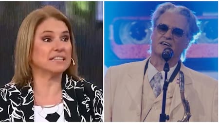 Fernanda Iglesias y Roberto Pettinato. Fotos: captura América TV - elnueve.