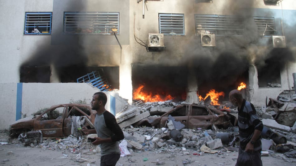 Destrucción en la Franja de Gaza por ataques de Israel. Foto: Reuters