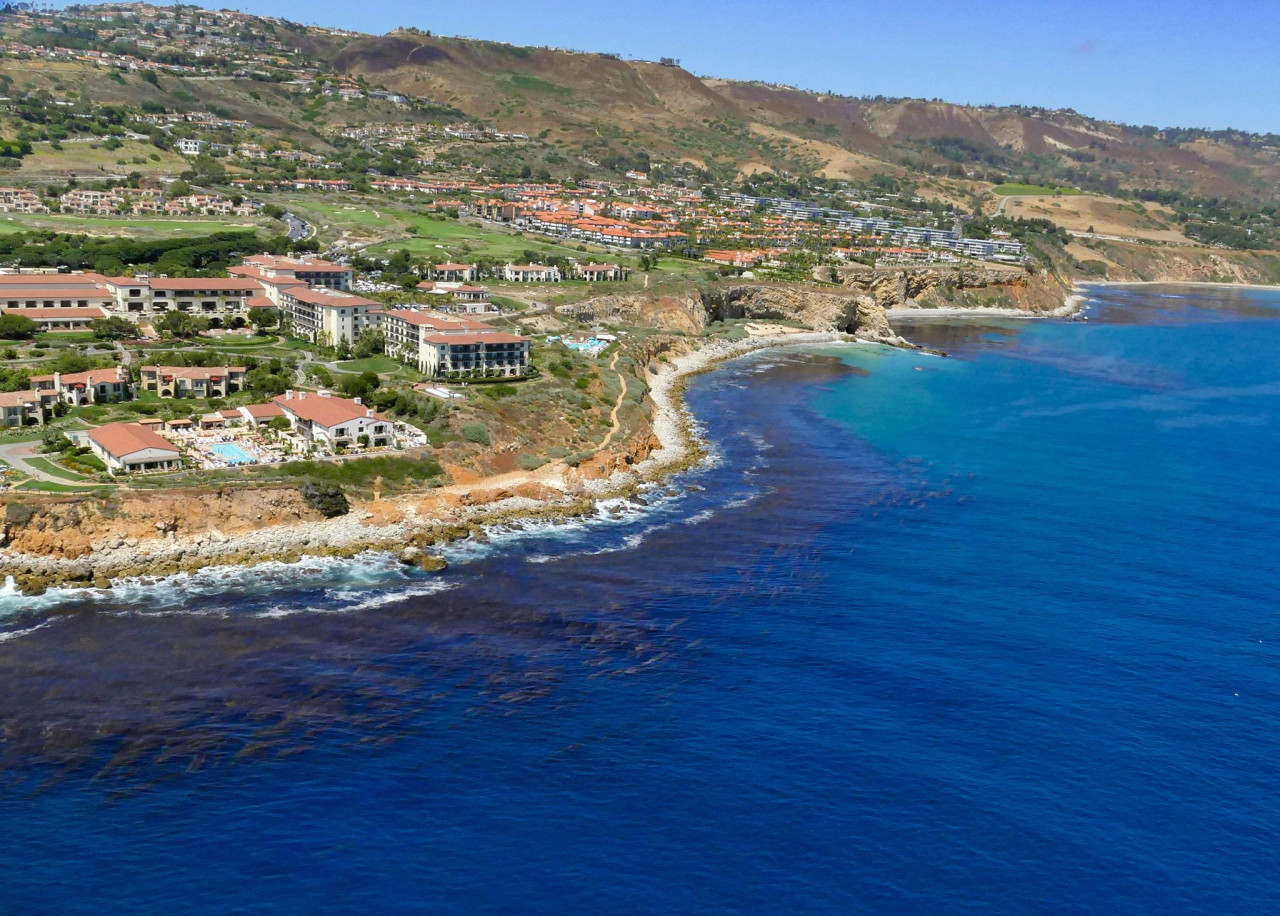 Una ciudad se estaría deslizando 10 cm por semana. Foto: Facebook: The Palos Verdes Peninsula