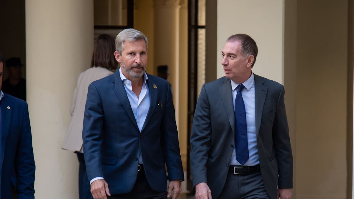 Diego Santilli y Rogelio Frigerio.