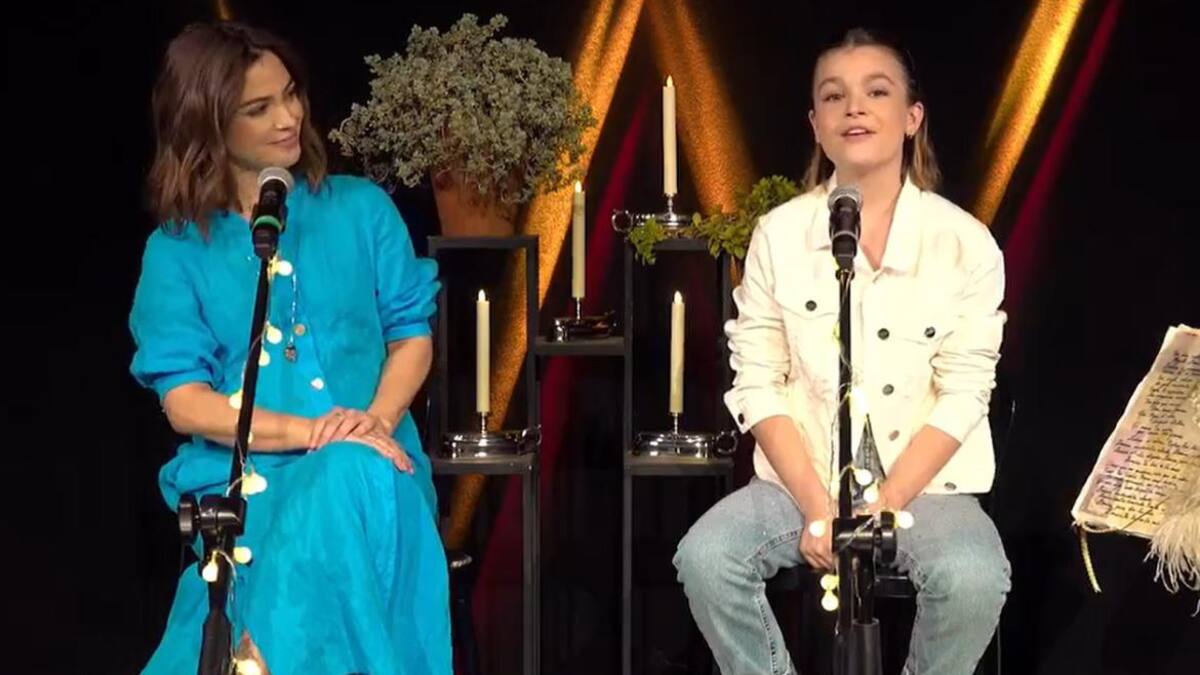 Agustina Cherri y Muna Pauls. Foto: captura de video.