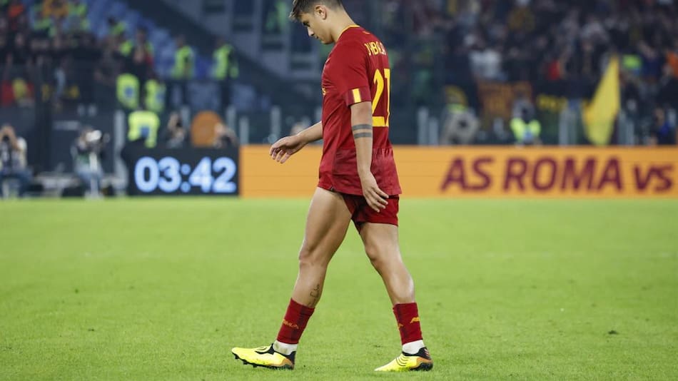 Nueva lesión de Paulo Dybala. Foto: EFE.