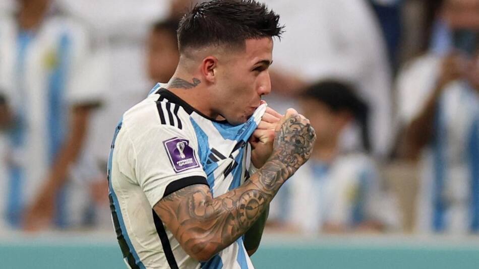 Enzo Fernández, Selección Argentina. Foto: REUTERS