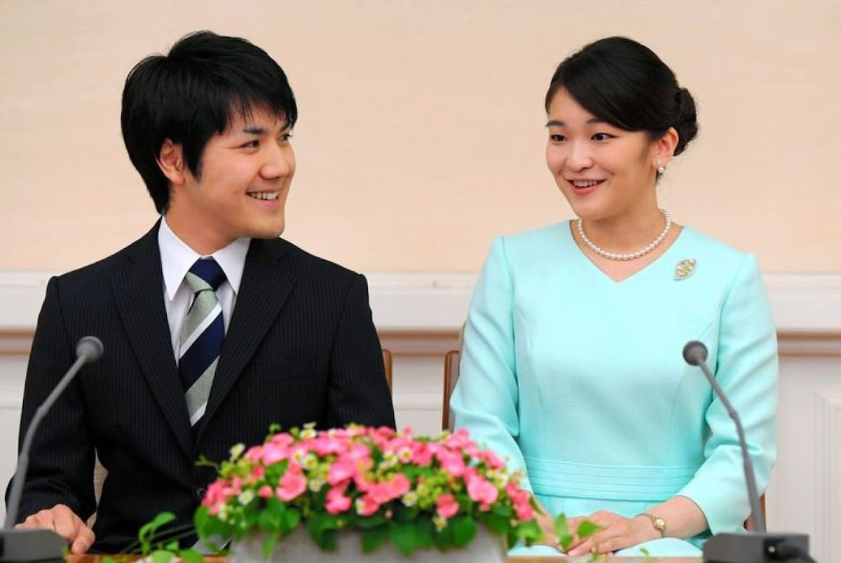 La princesa Mako de Japón y su esposo, Kei Komuro. Foto: Pinterest.