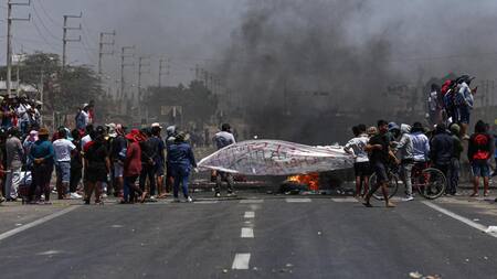Protestas en Perú. Foto: Télam