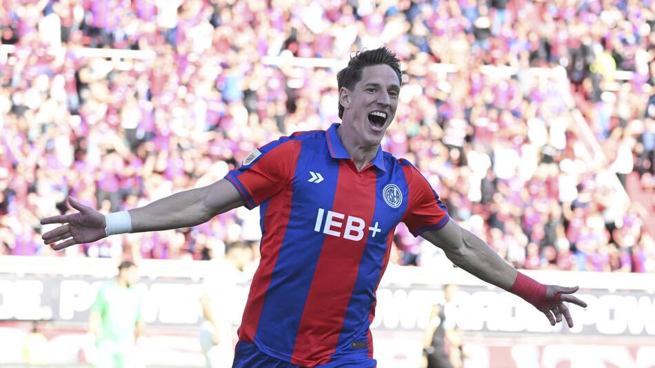 Andrés Vombergar, San Lorenzo. Foto: NA / Juan Foglia