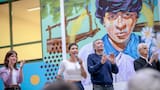 Mayra Mendoza, Máximo Kirchner y Jorge Taiana inauguraron el Polideportivo Diego Armando Maradona en Quilmes Oeste