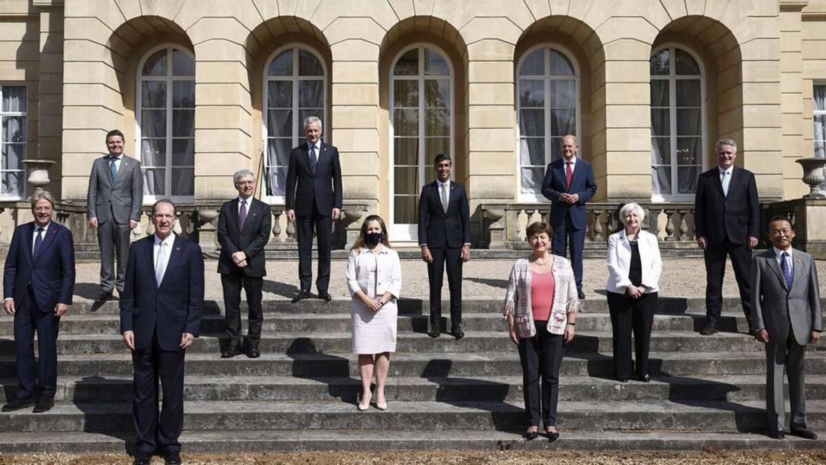 Reunión de Ministros de Finanzas del G7, organizada este sábado en Londres, EFE