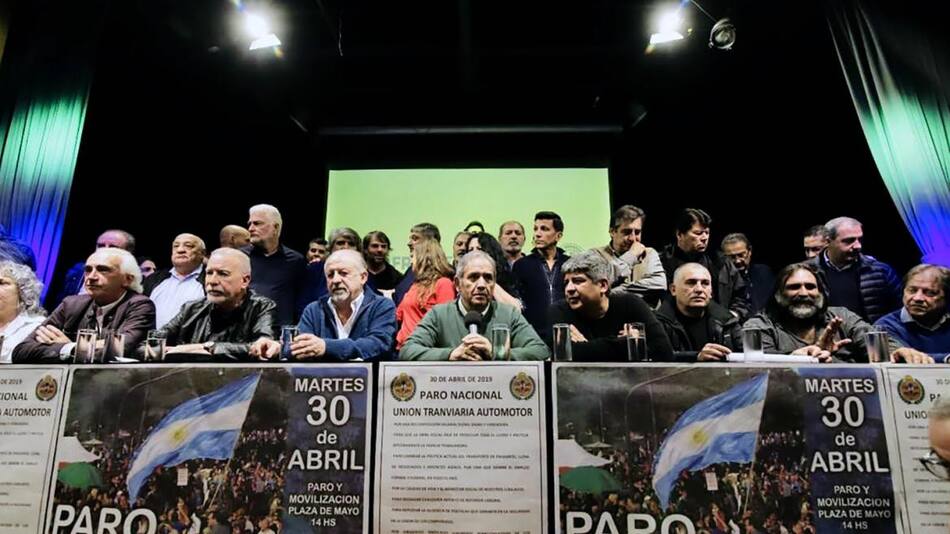 Gremios ratificaron paro y movilización para el 30 de abril, NA