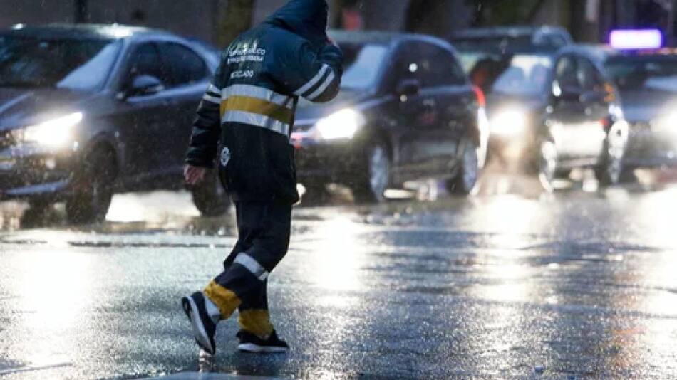 Lluvias en el AMBA. Foto: NA