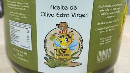 El aceite de oliva que prohibió la ANMAT. Foto: ANMAT.