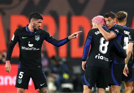 Rodrigo De Paul; Rayo Vallecano vs. Atlético de Madrid. Foto: Reuters.