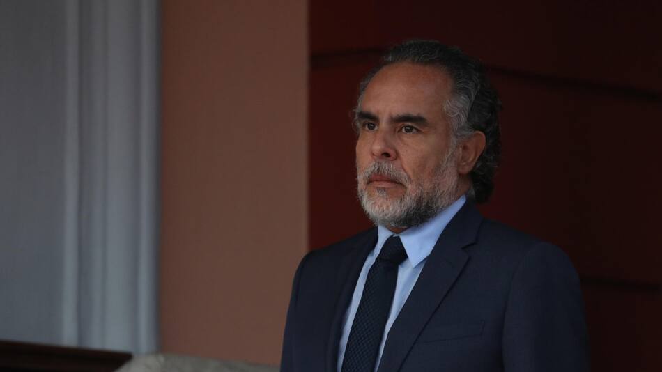 Armando Benedetti, durante una reunión en el Palacio de Miraflores en Caracas (Venezuela). Foto: EFE