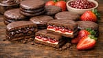 Irresistibles y rellenos de intensidad: cómo hacer alfajores de chocolate y frutilla, un deleite para el paladar