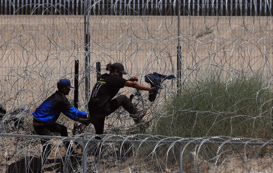 Frontera México-Estados Unidos; migrantes. Foto: EFE