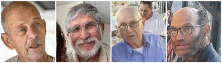 Chaim Peri, Yoram Metzger, Amiram Cooper y Nadav Popplewell. Foto: Reuters.