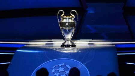 Sorteo de grupos de la Champions League 2023/24. Foto: REUTERS.