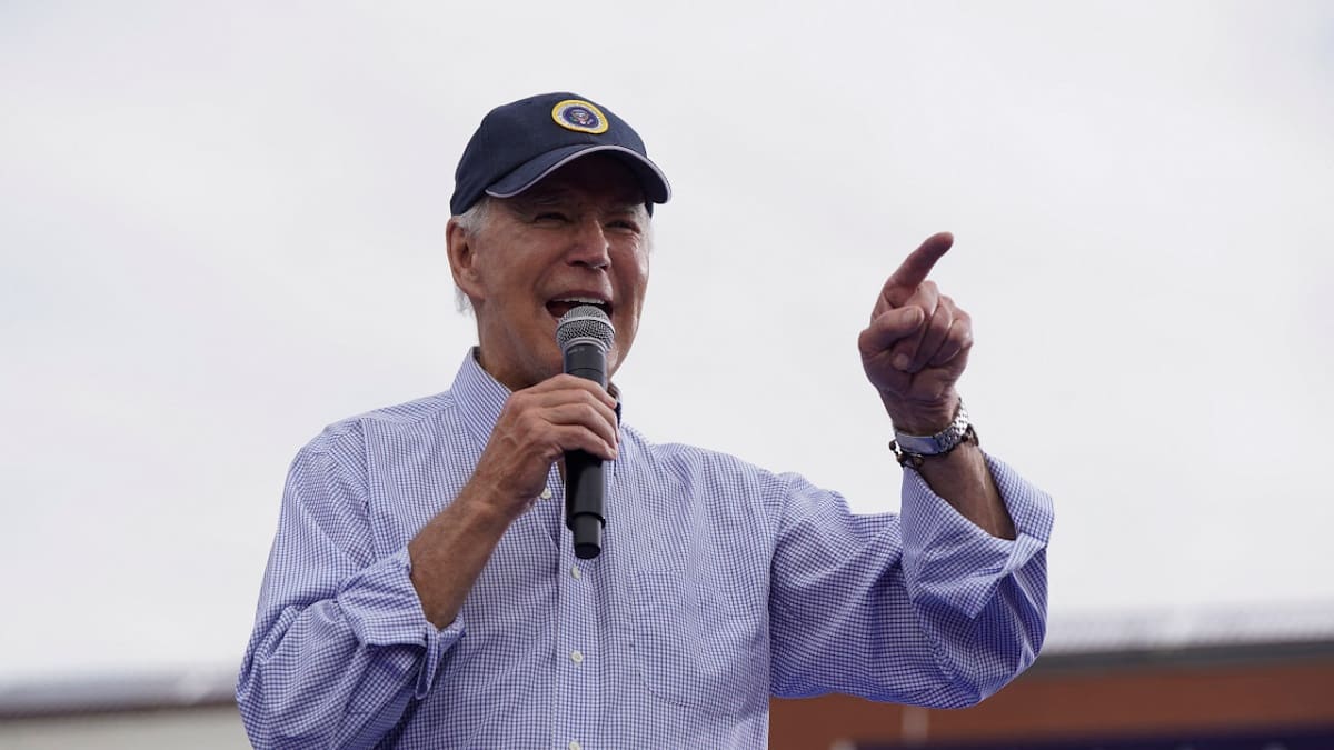 Joe Biden acusó a Trump de destruir el empleo en Estados Unidos. Foto: Reuters.