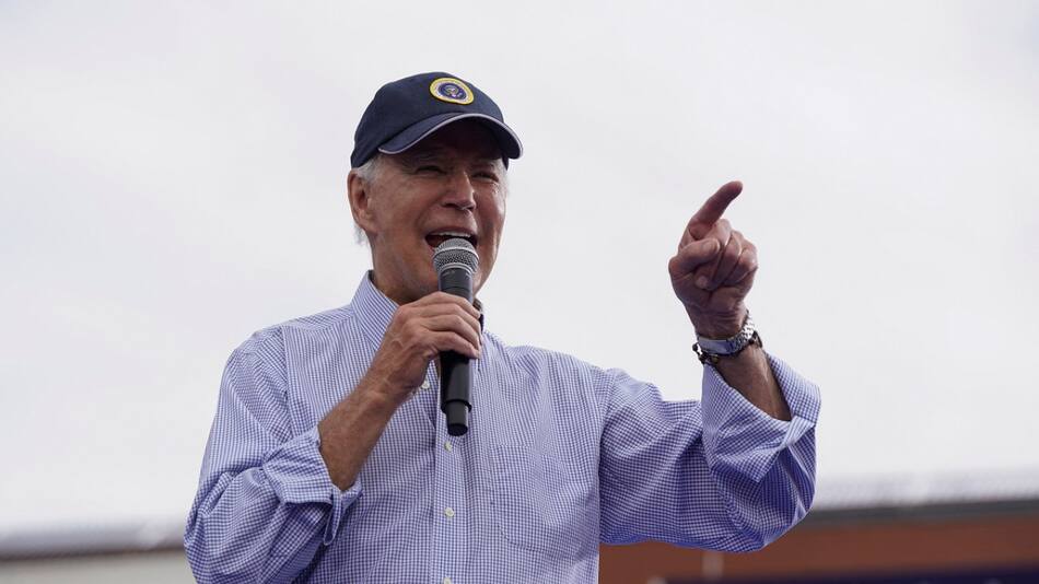 Joe Biden acusó a Trump de destruir el empleo en Estados Unidos. Foto: Reuters.