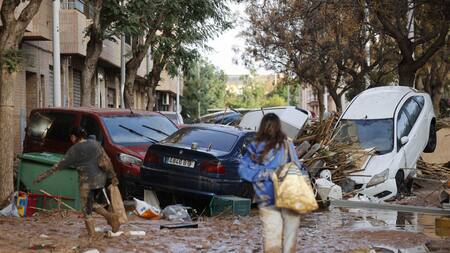 Inundaciones en Valencia, España. Foto: EFE.