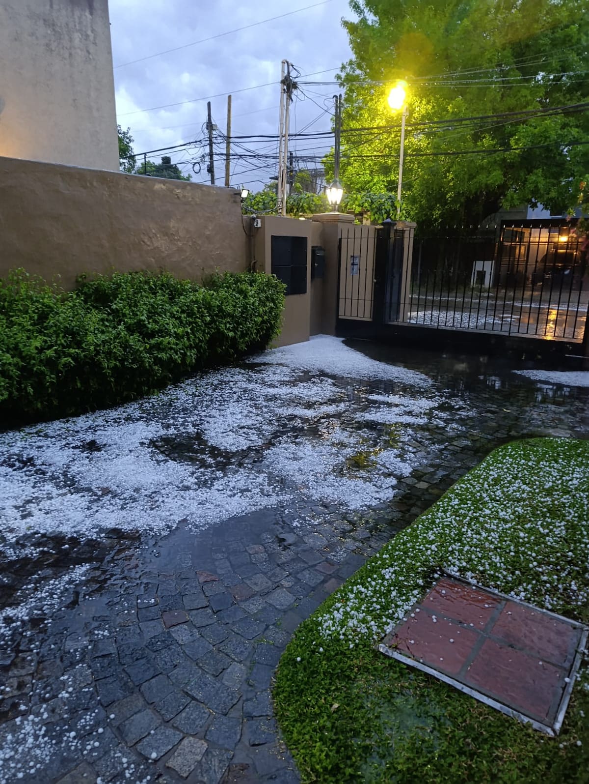 Lluvias y granizo en la provincia de Buenos Aires